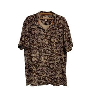 Crazy Shirt Mens Hawaiian Polo Size L  Vacation Comfort Hawaii